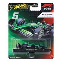 Žaislinis automobilis Mattel Hot Wheels Kick Sauber 2025 Formula 1® Team #5 JKD89, 1:64, juoda sp./žalia sp.