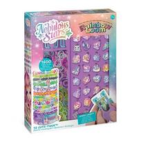 Apyrankių gaminimo rinkinys Nebulous Stars Rainbow Loom, įvairių spalvų