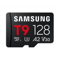 Samsung T9 | MicroSD Card | 128GB | microSDXC | Flash memory class U3, V30, A2