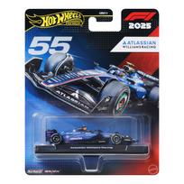 Žaislinis automobilis Mattel Hot Wheels Atlassian Williams Racing 2025 Formula 1 JKD85, 1:64, mėlyna sp.