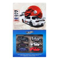 Žaislinių automobilių rinkinys Mattel Hot Wheels Silver Series Japanese JLB23, 1:64, įvairių spalvų