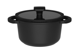 Puodas Maku, 20 cm, 2.9 l, juoda sp.