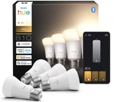 Lemputė Philips Hue LED, A60, 2700 °K, E27, 7 W, 810 lm, 4 vnt.