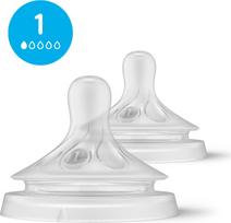 Philips Avent - Niplle, Natural Response Nipple 2 pieces Extra Slow Flow Nipple