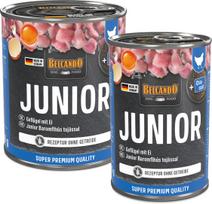 Belcando Junior Poultry with Egg konservai su namine paukštiena ir kiaušiniais jauniems šunims, 800 g