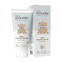 ECOLATIER BABY DIAPER WITH ZINC kūdikių vystyklų kremas, 100 ml