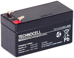 Akumuliatorius Technocell Tc 1.2-12v Agm 1.2ah buferiniam maitinimui
