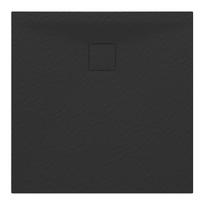 Dušo padėklas Granitan Teja kompozicinis 80 x 80 cm juodas
