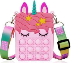 Mini tašytė/piniginė mergaitėms Vienaragis-Pop it