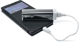 Atsarginis maitinimo šaltinis ("Power Bank") Sponge Energy 2600 mAh power bank, Juodas