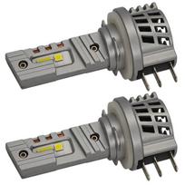2 vnt. H15 LED lempučių 12V CANBUS CSP 12000lm stiprios baltos šviesos