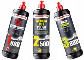 Menzerna poliravimo pastų rinkinys 3x 1l