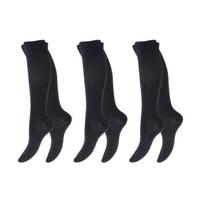 Unisex kojinės iki kelių su nespaudžiančia juosta Footstar 71009, juodos