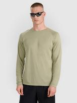 Vyriški Longsleeve greitai džiūstantys bėgimo marškinėliai - alyvuogių spalvos
