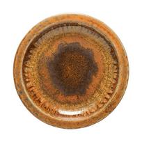 Rudos spalvos desertinė iš akmens masės lėkštė ø 20 cm Poterie – Casafina