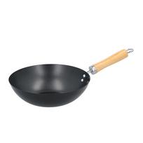 Keptuvė WOK medine rankena, D25x7cm, ALPINA