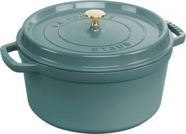 STAUB STAUB LA COCOTTE Garnek żeliwny okrągły 2.2 ltr, eukaliptusowy | NPC-1025319 | 3272340062704