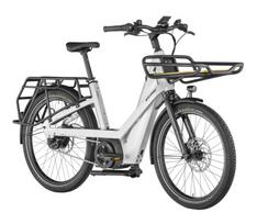 Dviratis 28  BERGAMONT E-CARGOVILLE BAKERY EXPERT white bergamont