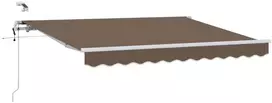 Ištraukiama markizė Taupe 450 × 300 cm Poliesteris