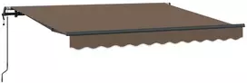 Ištraukiama markizė Taupe 450 × 300 cm Audinys ir aliuminis