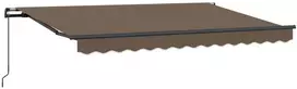 Ištraukiama markizė Taupe 500 × 300 cm Poliesteris ir aliuminis