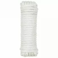 Laivo virvė 14 mm 9 m Balta Poliesteris