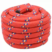 Laivo virvė 5 mm 5 m Raudona