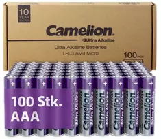 Elementai Ultra Alkaline, AAA, B100, CAMELION, 100 vnt.
