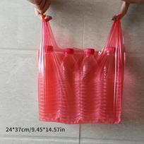 Vienkartiniai plastikiniai pirkinių maišeliai, 24*37cm