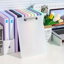 Išorinis kietasis diskas A4 failų organizatorius su spaustuku, Skaidri spalva