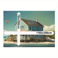 Prabangus jūros tematikos kilimas, 79 * 118 colių / 200 * 300 cm