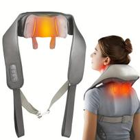 Shiatsu kaklo ir nugaros masažuoklis, Pilka