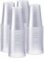 Puodeliai plastikiniai, 500 ml, 50 vnt.