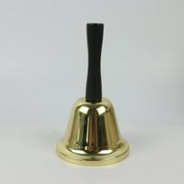 Kalėdinis metalinis rankinis varpelis, Auksinis