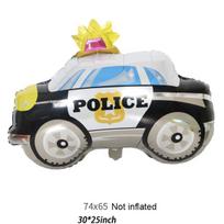 Linksmas transporto folijos balionas, Policijos automobilio stilius