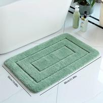 Pūkuotas vonios kilimėlis imitacinis kašmyras,  Žalias