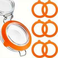 Silikoniniai stiklainio sandarinimo žiedai, Oranžinė