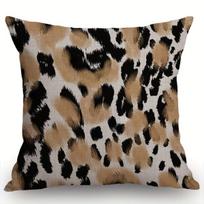 Leopardo rašto pagalvės užvalkalas