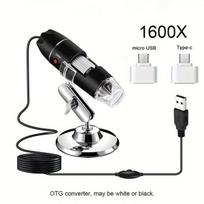 USB skaitmeninis rankinis mikroskopas, 1600X