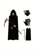 Kostiumas suaugusiems Grim Reaper, 4 dalių