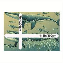 Banginio rašto kilimas, 79 * 118 colių / 200 * 300 cm