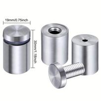 Akriliniai reklaminiai stendai su laikikliais, 19 mm * 30 mm (0,75 colio * 1,18 colio)