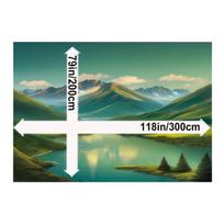 Prabangus dekoratyvinis kilimas, 79 * 118 colių / 200 * 300 cm