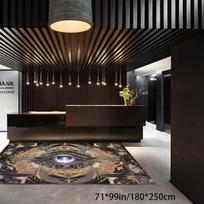 Prabangus dirbtinio kašmyro kilimas, 79 * 118 colių / 200 * 300 cm