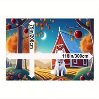 Prabangus šuns rašto kilimas, 79 * 118 colių / 200 * 300 cm