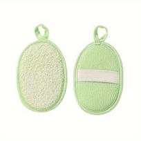 Veido ir kūno šveitimo kempinės, 2 vnt Green Bamboo Firber Pad
