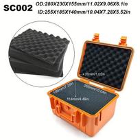 Plastikinė sandari įrankių dėžė, SC002-Oranžinė