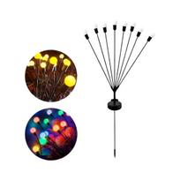 12 LED saulės energijos žibintai, Šiltai balta