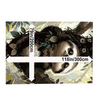 Animacinių gyvūnėlių rašto kilimas, 79 * 118 colių / 200 * 300 cm