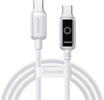 Joyroom Laidas S-A55 StarFlight 100W USB-C - USB-C 1.2m baltas